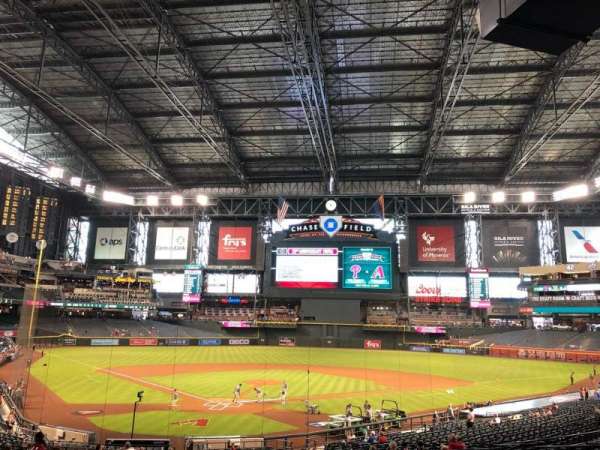 Chase Field, section: 121, row: 36, seat: 2