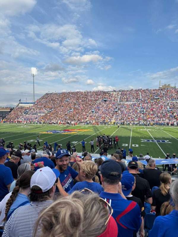 David Booth Kansas Memorial Stadium, section: 104, row: 11, seat: 1