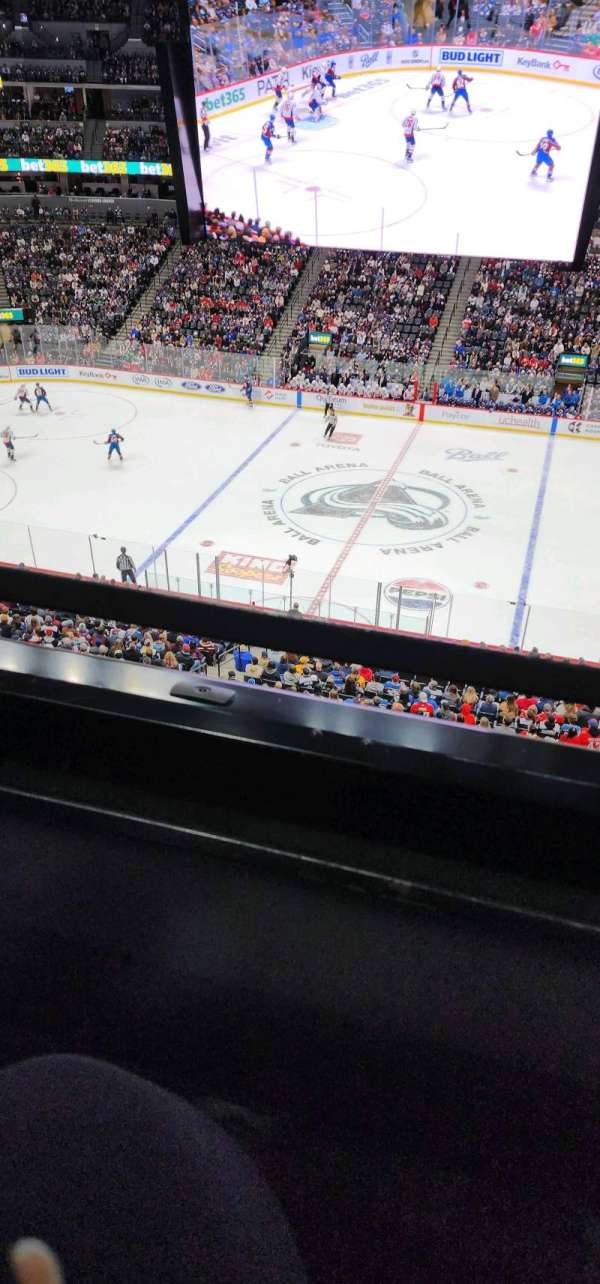 Ball Arena, section: 341, row: 1, seat: 6