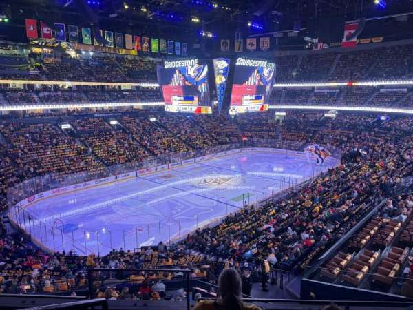 Bridgestone Arena, section: 322, row: D, seat: 12