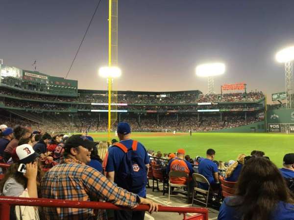 Fenway Park, section: Right Field Box 92, row: GG, seat: 12