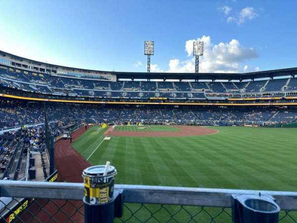 PNC Park, section: 145, row: A, seat: 5