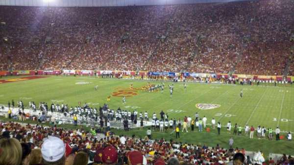 Los Angeles Memorial Coliseum, section: 5H, row: 43, seat: 102