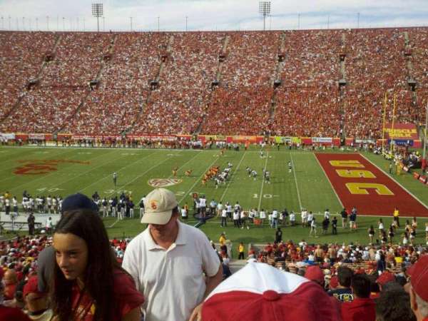 Los Angeles Memorial Coliseum, section: 5H, row: 43, seat: 103