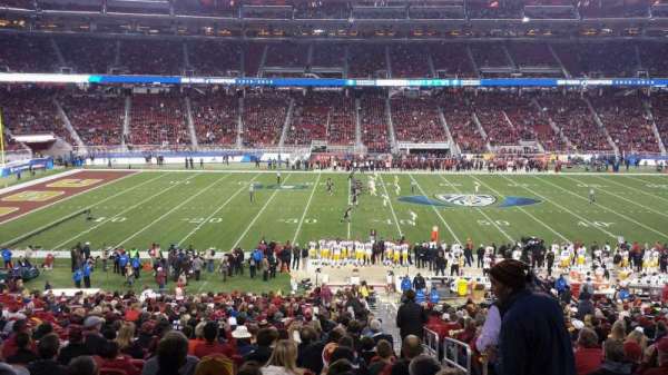 Levi's Stadium, section: C140, row: 35W, seat: 1