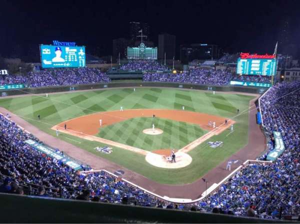 Wrigley Field, section: 316L, row: 10, seat: 10