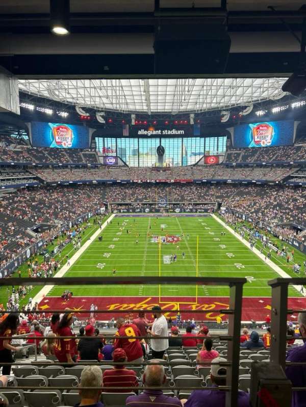 Allegiant Stadium, section: 225, row: 15A, seat: 13