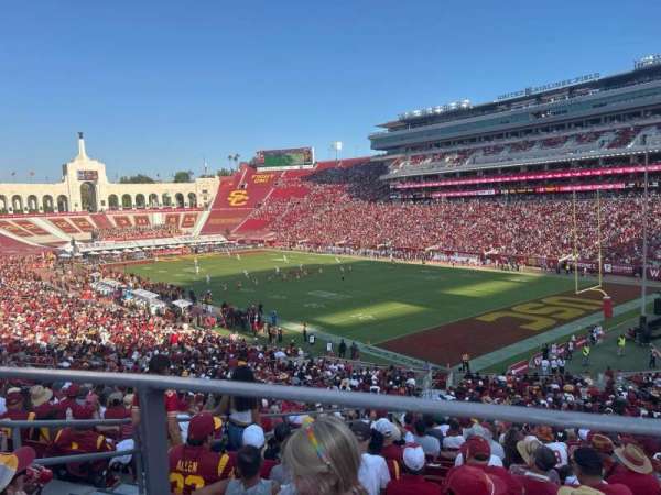 Los Angeles Memorial Coliseum, section: 117, row: 43W, seat: 14