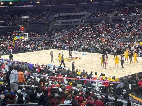 Crypto.com Arena, section: 117, row: 16W, seat: 22
