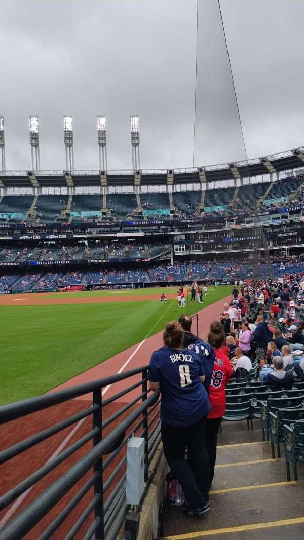 Progressive Field, section: 179, row: N, seat: 1