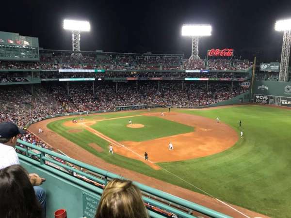 Fenway Park, section: Pavilion 15, row: B, seat: 11