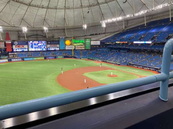 Tropicana Field, section: 317, row: A, seat: 22