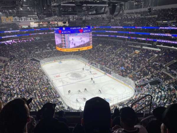 Crypto.com Arena, section: 312, row: 6, seat: 4