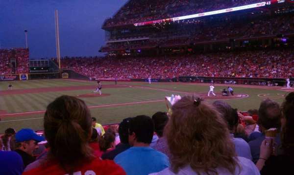 Great American Ball Park, section: 116, row: X, seat: 9