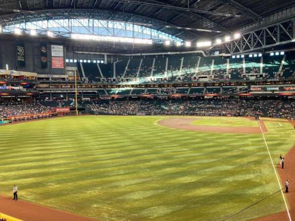Chase Field, section: 223, row: 1, seat: 15