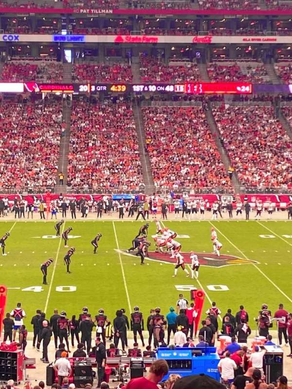 State Farm Stadium, section: 109, row: 39, seat: 13