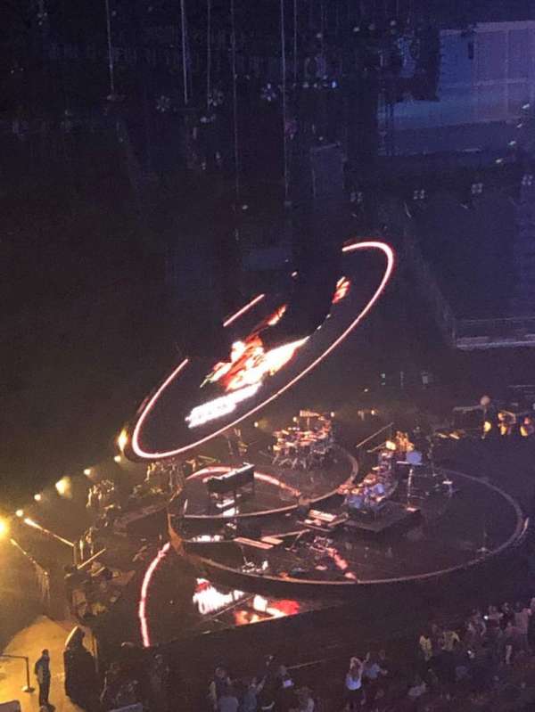 The O2, London, section: 404, row: H, seat: 537