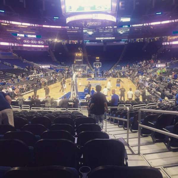Kia Center, section: 110, row: 12, seat: 1