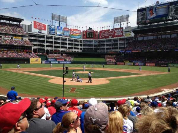 Globe Life Park in Arlington, section: 25, row: 12, seat: 18
