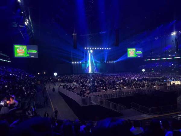 Paris La Défense Arena, section: 107, row: 22, seat: 46