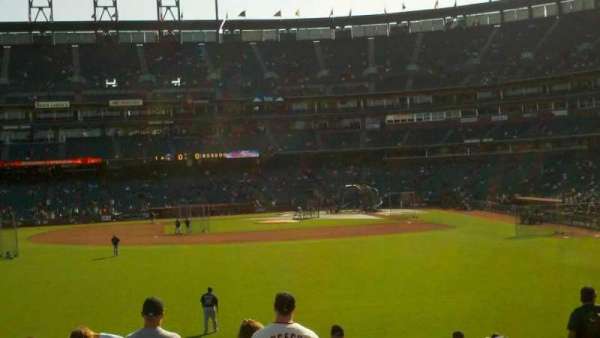 Oracle Park, section: 138, row: 18, seat: 1