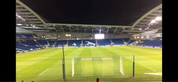 American Express Stadium, section: S1E, row: Q, seat: 845