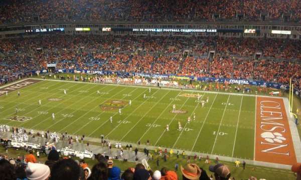 Bank of America Stadium, section: 538, row: 14, seat: 20