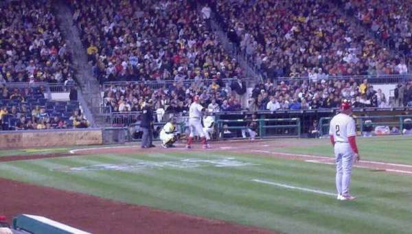 PNC Park, section: 8, row: B, seat: 3