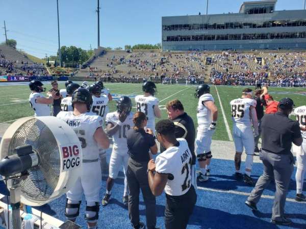 H. A. Chapman Stadium, section: 105, row: 1, seat: 30