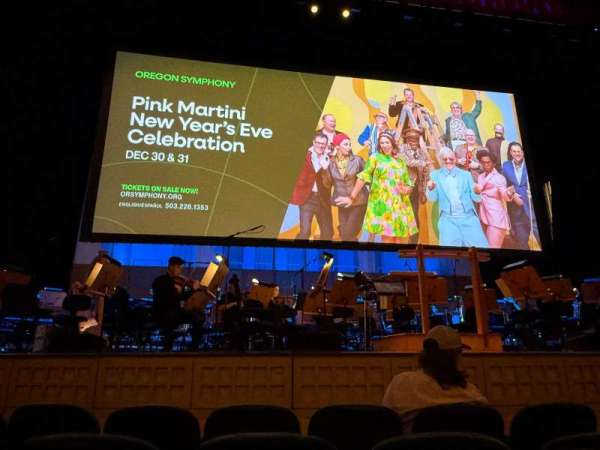 Arlene Schnitzer Concert Hall, section: Orchestra B, row: D, seat: 11