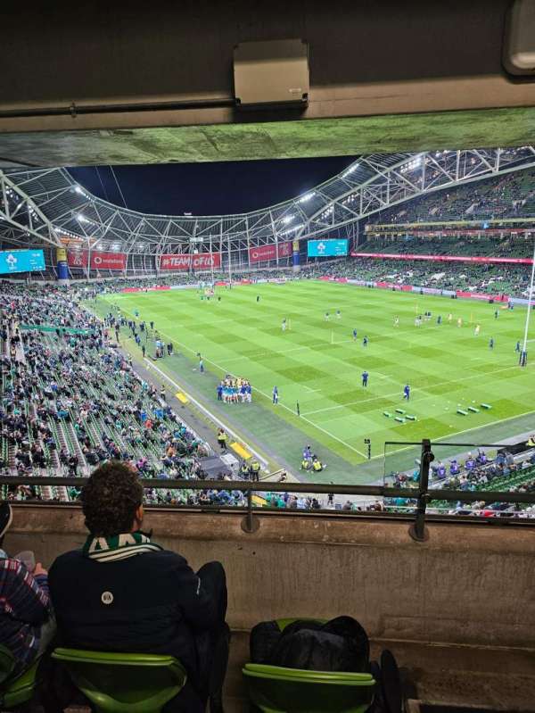 Aviva Stadium, section: 431, row: C, seat: 15