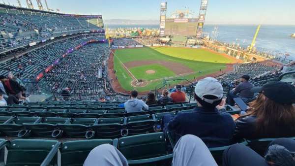 Oracle Park, section: VR313, row: 6, seat: 4