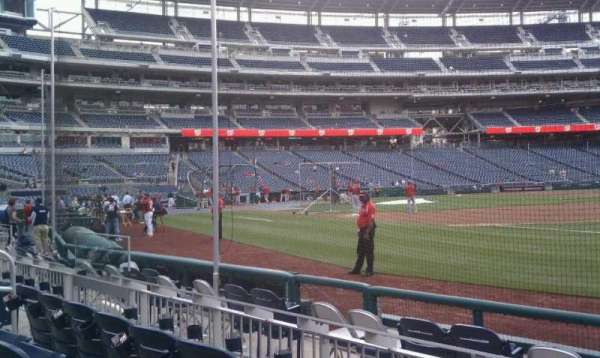 Nationals Park, section: 133, row: F, seat: 9
