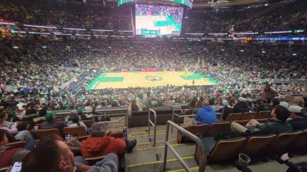 TD Garden, section: 143, row: H, seat: 1