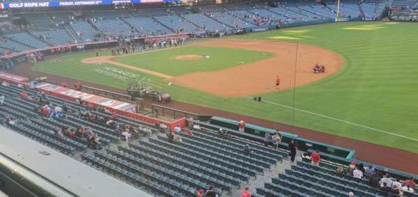 Angel Stadium, section: 340, row: A, seat: 8