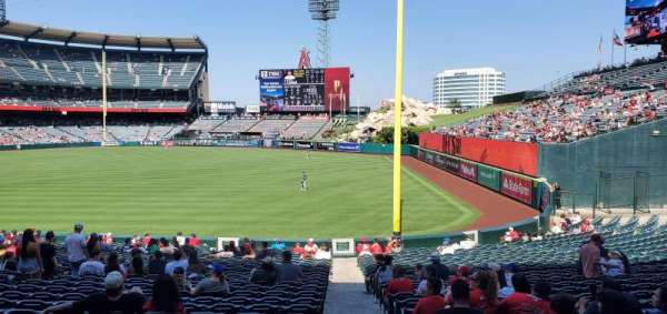 Angel Stadium, section: 229, row: A, seat: 16