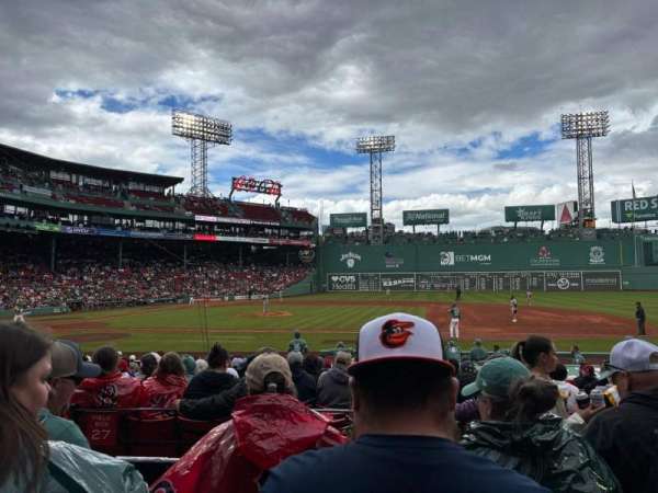 Fenway Park, section: Loge Box 113, row: C, seat: 3