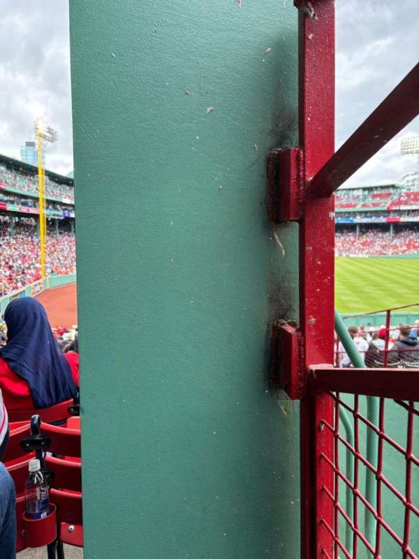 Fenway Park, section: Grandstand 1, row: 1, seat: 1