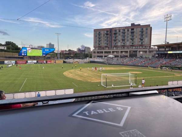 Covenant Health Park, section: 119, row: Table 8, seat: 3