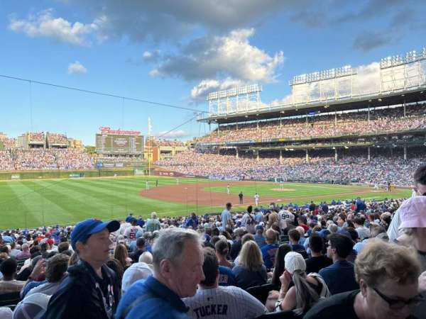 Wrigley Field, section: 207, row: 1, seat: 22