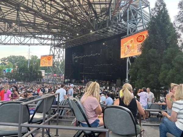Ameris Bank Amphitheatre, section: 101, row: D, seat: 12