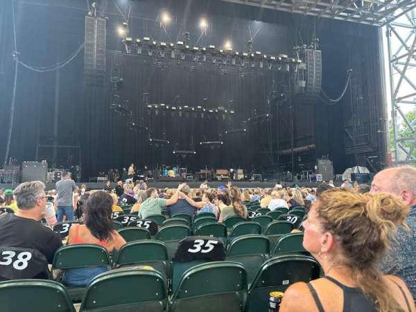 Ameris Bank Amphitheatre, section: Orch 2, row: W, seat: 38