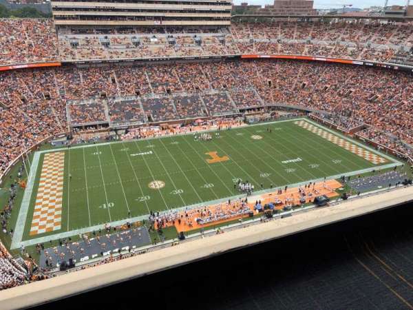 Neyland Stadium, section: E603, row: A, seat: 4