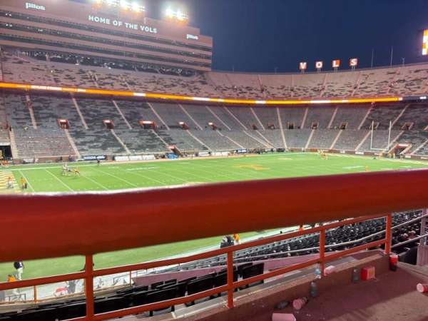 Neyland Stadium, section: X1, row: 17, seat: 11