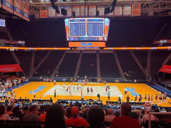Thompson-Boling Arena, section: 105, row: 24, seat: 2