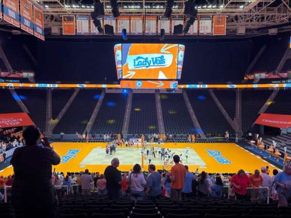 Thompson-Boling Arena, section: 105, row: 27, seat: 7