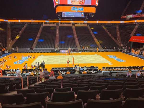 Thompson-Boling Arena, section: 105, row: 18, seat: 12