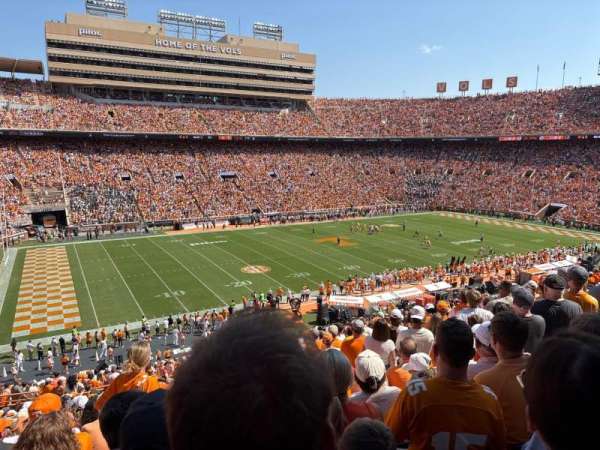 Neyland Stadium, section: X1, row: 41, seat: 8