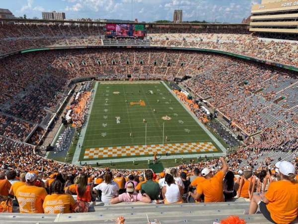 Neyland Stadium, section: MM, row: 33, seat: 7