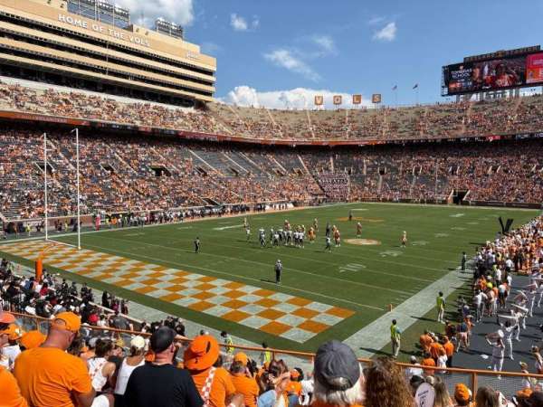 Neyland Stadium, section: X5, row: 16, seat: 21
